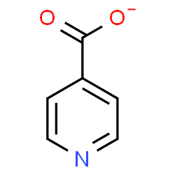 ChemSpider 2D Image | Isonicotinate | C6H4NO2