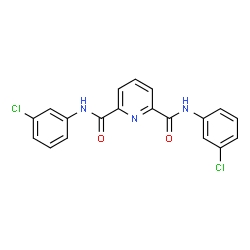 ChemSpider 2D Image | N,N'-Bis(3-chlorophenyl)-2,6-pyridinedicarboxamide | C19H13Cl2N3O2