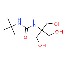 ChemSpider 2D Image | 1-[1,3-Dihydroxy-2-(hydroxymethyl)-2-propanyl]-3-(2-methyl-2-propanyl)urea | C9H20N2O4