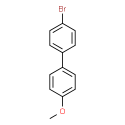 ChemSpider 2D Image | 4-Bromo-4'-methoxybiphenyl | C13H11BrO