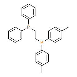 ChemSpider 2D Image | {2-[Bis(4-methylphenyl)phosphino]ethyl}(diphenyl)phosphine | C28H28P2