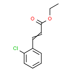 ChemSpider 2D Image | Ethyl 3-(2-chlorophenyl)acrylate | C11H11ClO2