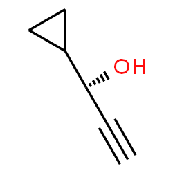 ChemSpider 2D Image | (1R)-1-Cyclopropyl-2-propyn-1-ol | C6H8O