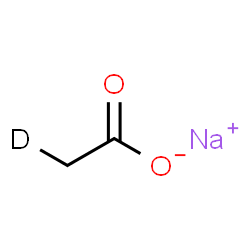 ChemSpider 2D Image | Sodium (2-~2~H_1_)acetate | C2H2DNaO2