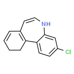 ChemSpider 2D Image | 3-Chloro-10,11-dihydro-5H-dibenzo azepine | C14H12ClN