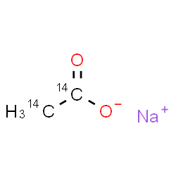 ChemSpider 2D Image | Sodium (~14~C_2_)acetate | 14C2H3NaO2