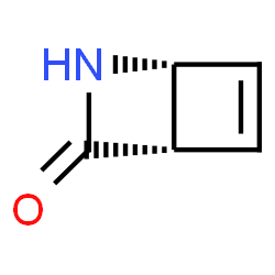 ChemSpider 2D Image | (1R,4S)-2-Azabicyclo[2.2.0]hex-5-en-3-one | C5H5NO