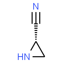 ChemSpider 2D Image | (2S)-2-Aziridinecarbonitrile | C3H4N2