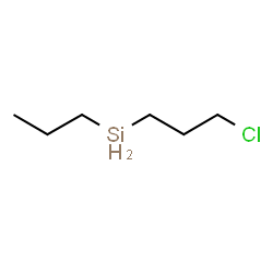 ChemSpider 2D Image | (3-Chloropropyl)(propyl)silane | C6H15ClSi
