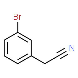 ChemSpider 2D Image | 3-Bromobenzyl cyanide | C8H6BrN