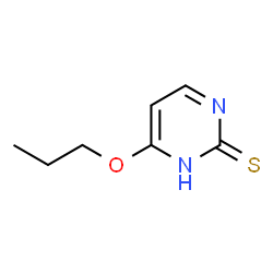 ChemSpider 2D Image | 4-propoxypyrimidine-2-thiol | C7H10N2OS