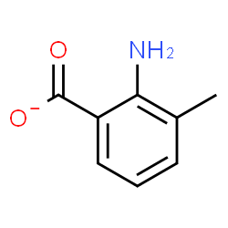 ChemSpider 2D Image | 2-Amino-3-methylbenzoate | C8H8NO2