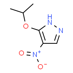 ChemSpider 2D Image | 3-Isopropoxy-4-nitro-1H-pyrazole | C6H9N3O3