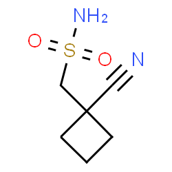 ChemSpider 2D Image | (1-cyanocyclobutyl)methanesulfonamide | C6H10N2O2S