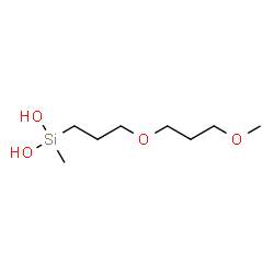 ChemSpider 2D Image | [3-(3-Methoxypropoxy)propyl](methyl)silanediol | C8H20O4Si