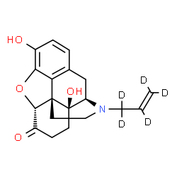 ChemSpider 2D Image | Naloxone-D5 | C19H16D5NO4