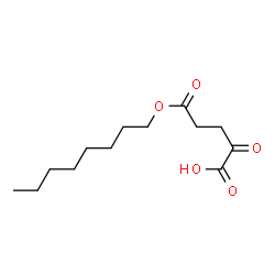 ChemSpider 2D Image | 5-(Octyloxy)-2,5-dioxopentanoic acid | C13H22O5