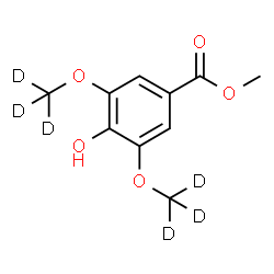 ChemSpider 2D Image | Methyl 4-hydroxy-3,5-bis[(~2~H_3_)methyloxy]benzoate | C10H6D6O5