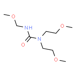 ChemSpider 2D Image | 1,1-Bis(2-methoxyethyl)-3-(methoxymethyl)urea | C9H20N2O4