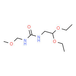 ChemSpider 2D Image | 1-(2,2-Diethoxyethyl)-3-(methoxymethyl)urea | C9H20N2O4