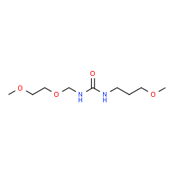 ChemSpider 2D Image | 1-[(2-Methoxyethoxy)methyl]-3-(3-methoxypropyl)urea | C9H20N2O4
