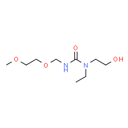 ChemSpider 2D Image | 1-Ethyl-1-(2-hydroxyethyl)-3-[(2-methoxyethoxy)methyl]urea | C9H20N2O4