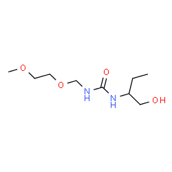 ChemSpider 2D Image | 1-(1-Hydroxy-2-butanyl)-3-[(2-methoxyethoxy)methyl]urea | C9H20N2O4