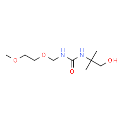 ChemSpider 2D Image | 1-(1-Hydroxy-2-methyl-2-propanyl)-3-[(2-methoxyethoxy)methyl]urea | C9H20N2O4