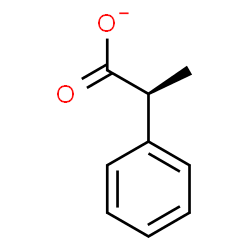ChemSpider 2D Image | (2S)-2-Phenylpropanoate | C9H9O2