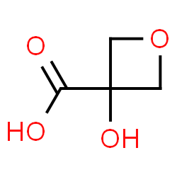 ChemSpider 2D Image | 3-Hydroxy-3-oxetanecarboxylic acid | C4H6O4