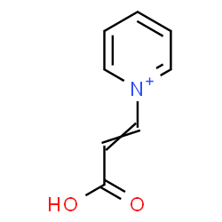 ChemSpider 2D Image | 1-(2-Carboxyvinyl)pyridinium | C8H8NO2