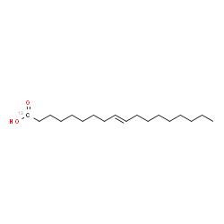ChemSpider 2D Image | (9E)-(1-~13~C)-9-Octadecenoic acid | C1713CH34O2