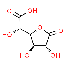 ChemSpider 2D Image | D-galactaro-1,4-lactone | C6H8O7