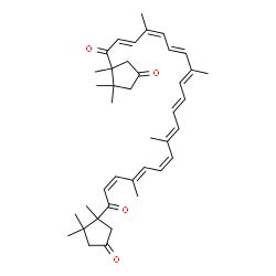ChemSpider 2D Image | (7cis,9'cis,11cis)-kappa,kappa-Carotene-3,3',6,6'-tetrone | C40H52O4