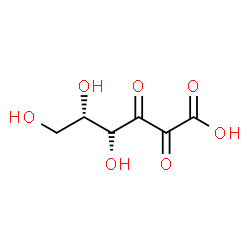 ChemSpider 2D Image | L-erythro-Hexo-2,3-diulosonic acid | C6H8O7