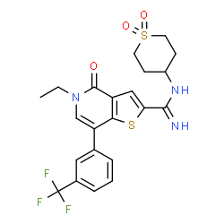 ChemSpider 2D Image | I-BRD9 | C22H22F3N3O3S2