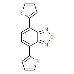 ChemSpider 2D Image | 4,7-dithien-2-yl-2,1,3-benzothiadiazole | C14H8N2S3