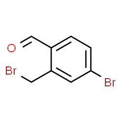 ChemSpider 2D Image | 4-Bromo-2-(bromomethyl)benzaldehyde | C8H6Br2O