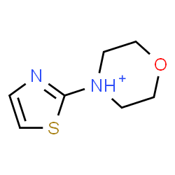 ChemSpider 2D Image | 4-(1,3-Thiazol-2-yl)morpholin-4-ium | C7H11N2OS
