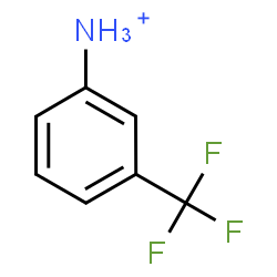 ChemSpider 2D Image | 3-(Trifluoromethyl)anilinium | C7H6F3N