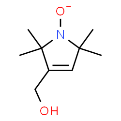 ChemSpider 2D Image | 3-(Hydroxymethyl)-2,2,5,5-tetramethyl-2,5-dihydro-1H-pyrrol-1-olate | C9H16NO2