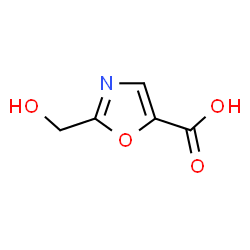 ChemSpider 2D Image | 2-(Hydroxymethyl)-1,3-oxazole-5-carboxylic acid | C5H5NO4