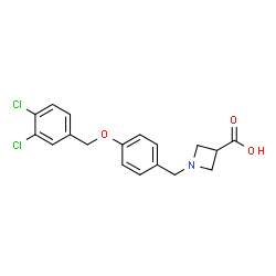 ChemSpider 2D Image | A-971432 | C18H17Cl2NO3
