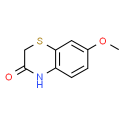 ChemSpider 2D Image | 7-Methoxy-1,4-benzothiazin-3(4H)-one | C9H9NO2S
