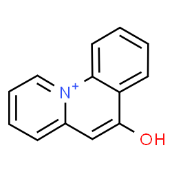 ChemSpider 2D Image | 6-Hydroxypyrido[1,2-a]quinolinium | C13H10NO