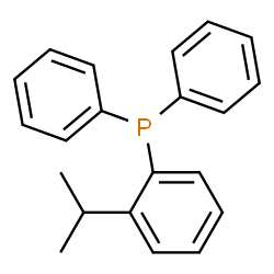 ChemSpider 2D Image | (2-Isopropylphenyl)(diphenyl)phosphine | C21H21P