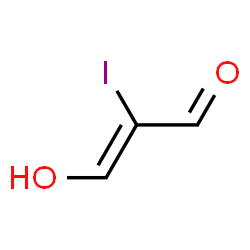 ChemSpider 2D Image | (2Z)-3-Hydroxy-2-iodoacrylaldehyde | C3H3IO2