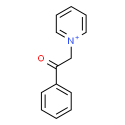 ChemSpider 2D Image | 1-(2-Oxo-2-phenylethyl)pyridinium | C13H12NO