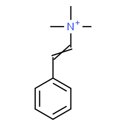 ChemSpider 2D Image | N,N,N-Trimethyl-2-phenylethenaminium | C11H16N