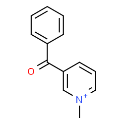 ChemSpider 2D Image | 3-Benzoyl-1-methylpyridinium | C13H12NO